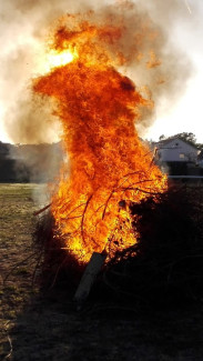 Großes Osterfeuer