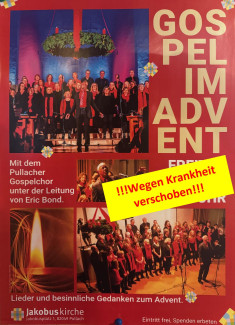 Absage - Gospel im Advent
