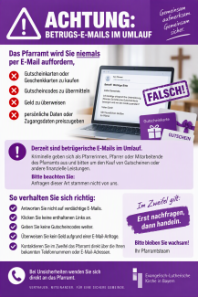 Warnung Betrugsmail
