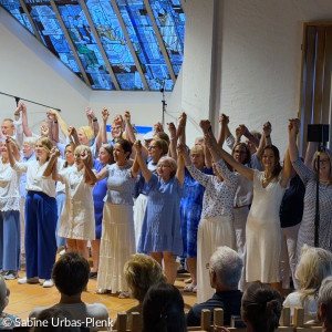 Chor Sommerkonzert Hände hoch